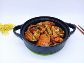 美美的开吃吧！蟹香，年糕糯。