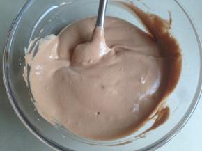 拌好的蛋糕糊状态