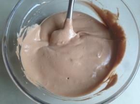 拌好的蛋糕糊状态