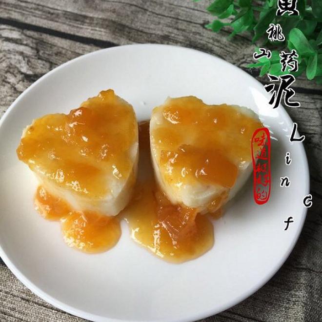 宝宝辅食:黄桃山药泥