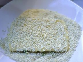 15、翻个继续沾上芝麻