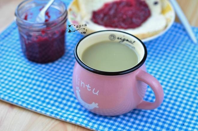 小米荷叶黑豆浆