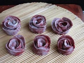 包好的花型饺子