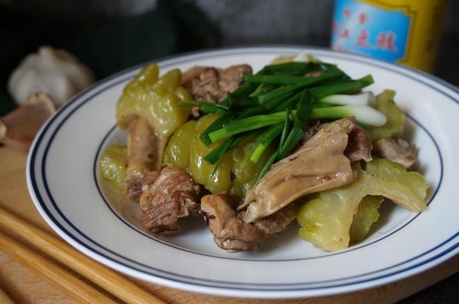 苦瓜焖鸭