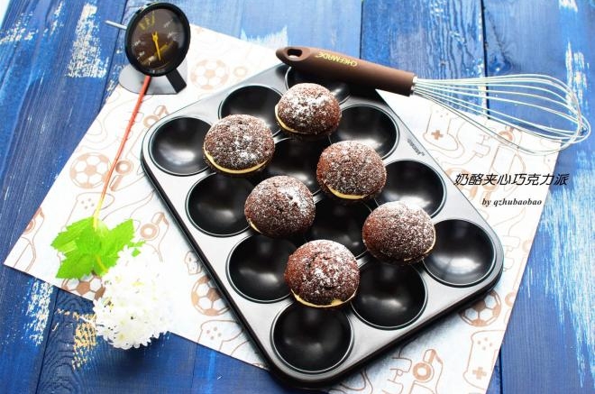 奶酪夹心巧克力派