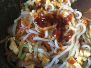 加适量蚝油提味