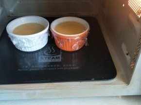 ⑥放入微波炉