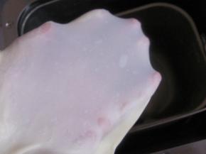 启动标准键揉出手套膜，静置发酵约1-2小时。