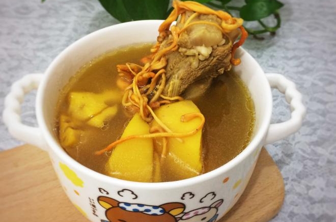 大骨虫草花汤