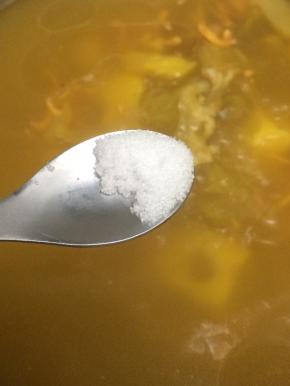 煮好后加入适量的盐