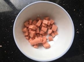 香肠切丁