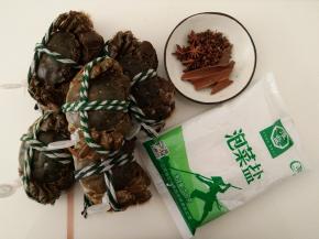 准备好所需要的食材。