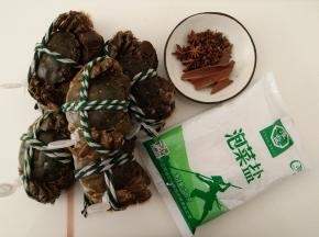 准备好所需要的食材。