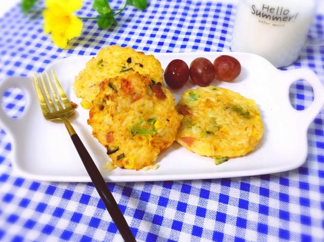 米饭鸡蛋饼 香酥脆