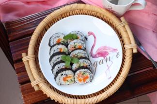 摆盘，薄荷点缀即可