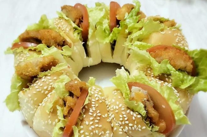 花环汉堡