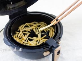 到时间后，看看炸好的薯条，趁热吃