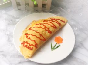 包起来，挤番茄酱就可以咯