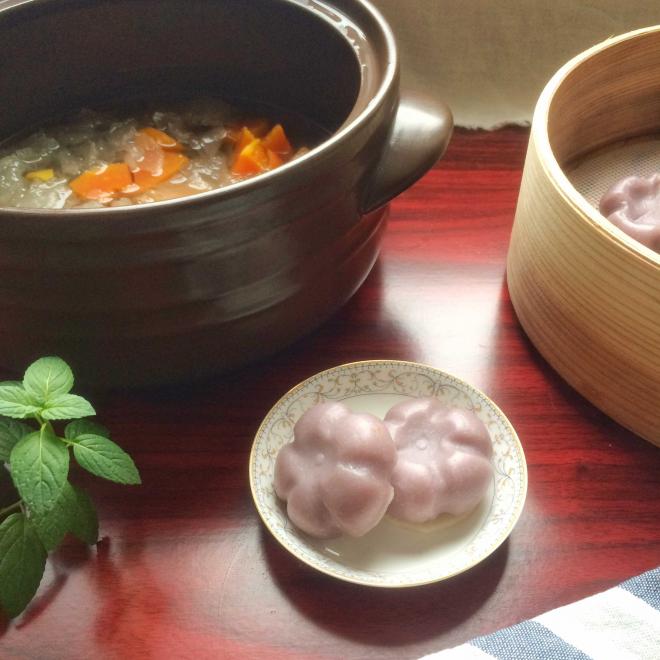 梅花团子＆木瓜银耳汤
