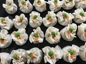 全部包好的样子。