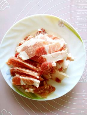 猪肉切薄片