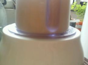 用料理机做成小米浆。