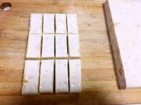 之后再分切成块