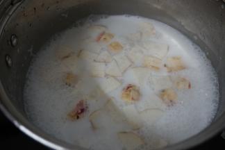 煮沸后小火煮10分钟