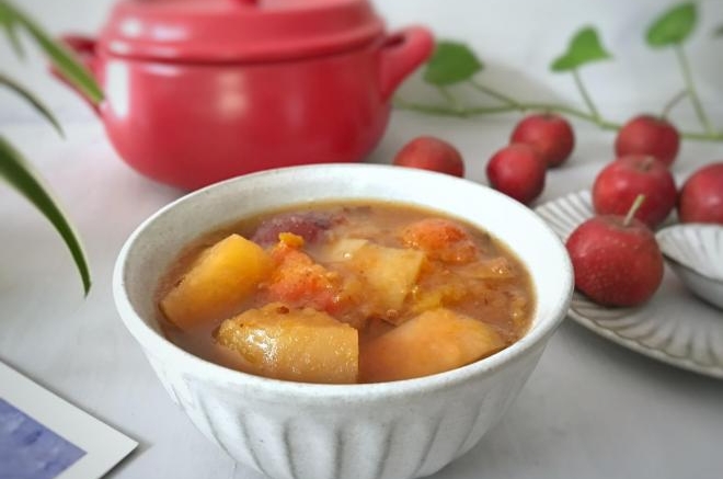 大枣山楂苹果汤