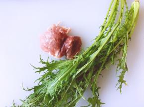 将雪里红，瘦肉准备好