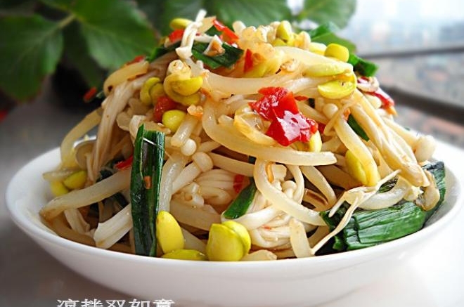 剁椒拌炒双如意