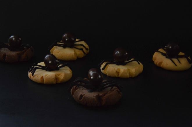 万圣节蜘蛛饼干