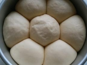 发酵至2倍大取出来，擦干烤箱内的水汽，烤箱160度预热