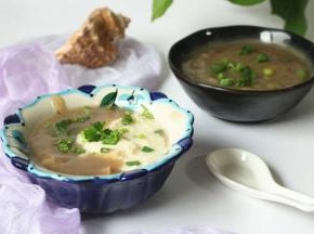 一种特殊的吃法，一半豆腐脑一半胡辣汤滋味妙不可言。