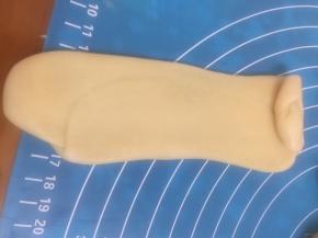 再擀开，再卷起来