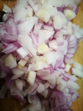 洋葱切粒