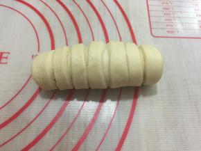 收口处捏紧收口处朝下
以免发酵时收口处爆开