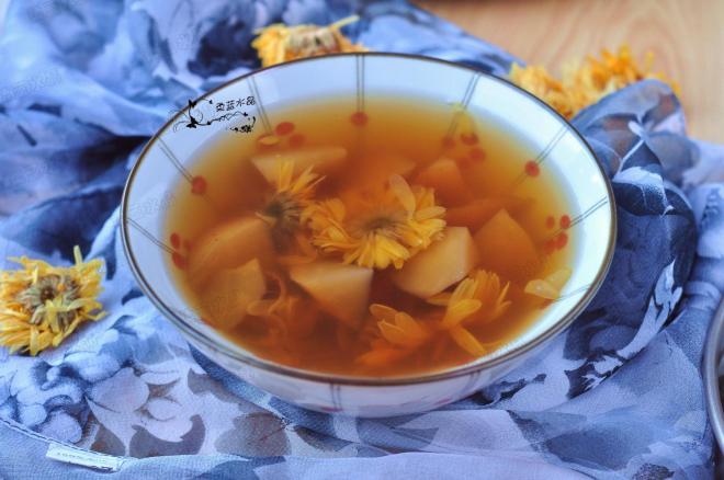 菊花苹果汤