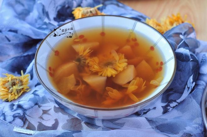 菊花苹果汤