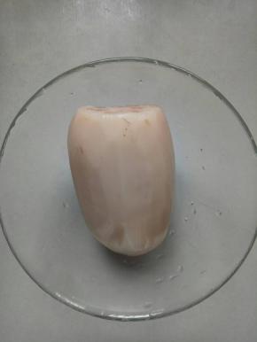 藕去两头去皮洗净