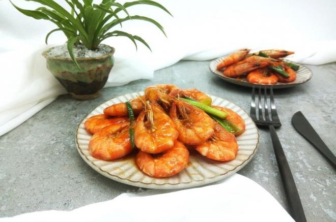蒜香对虾