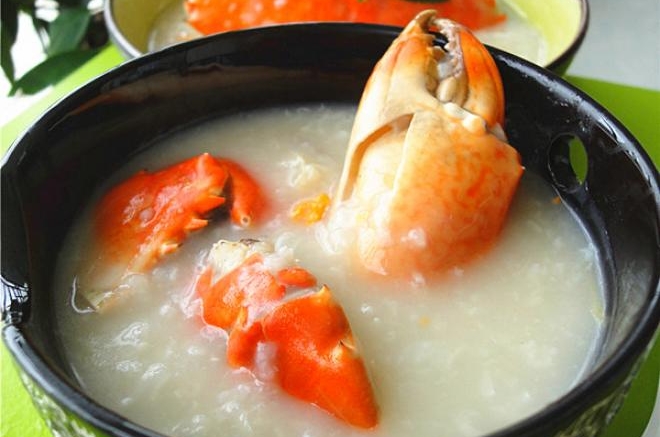 清甜肉蟹粥