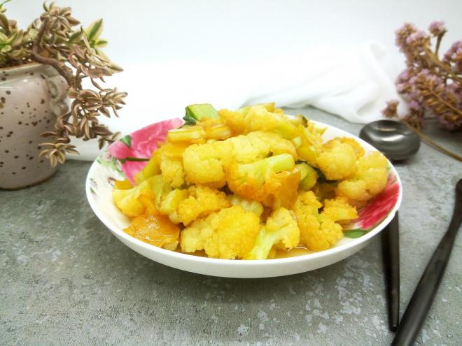 清炒花菜