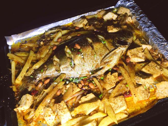 杂蔬烤鱼 烤箱版