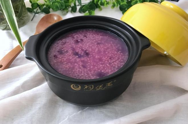 紫薯小米粥