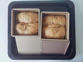 建议烤箱发酵温度35差不多，再放碗热水，发到九分满
烤箱 175 度，20分钟中层，10分钟 中下层