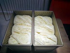 放烤箱发酵至9分满