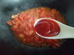 加入番茄酱。