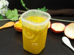 果瓤、柠檬片、冰水一起放入保险杯中，盖上盖子冷藏；