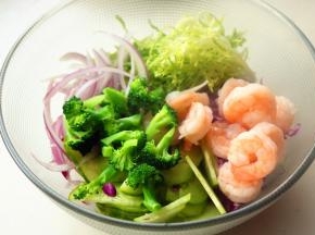 全部放入容器里。